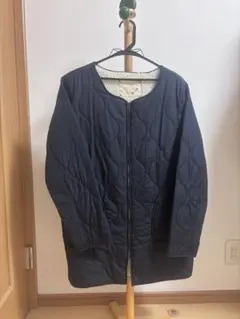 ネイビー キルティングジャケット