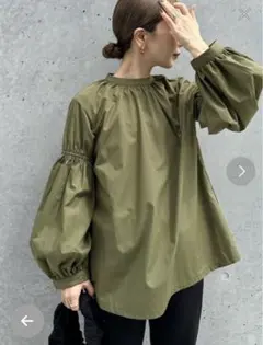 M*K様 ボリュームギャザースリーブブラウス