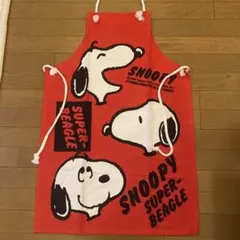 新品 日本製　ヴィンテージスヌーピー 綿100%エプロン