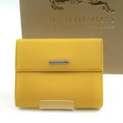 ✨未使用に近い✨　BURBERRY ミニ財布　ノバチェク　プレート　がま口