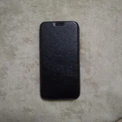 11Pro appleマークを隠さないiPhone11 Pro 手帳型ケース 黒