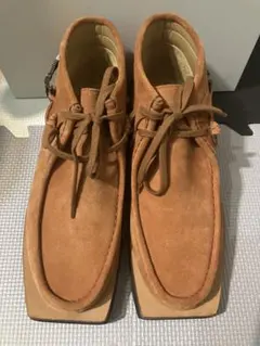 TO & CO オレンジ スエード モカシンシューズ