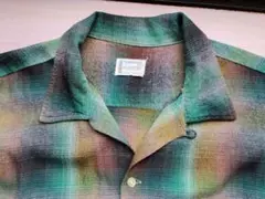 60S 70S TOWNCRAFT タウンクラフト オンブレ レーヨンシャツ L