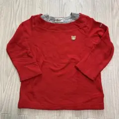 Hot Biscuits 赤 長袖Tシャツ