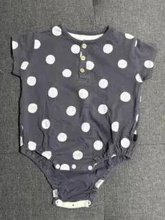 tete a tete ドット柄 ロンパース 70cm