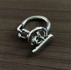 シルバーリング クロワゼット風 メンズ レディース 16号 シルバー925