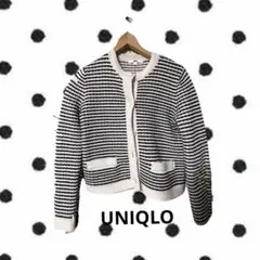 UNIQLOストライプニットカーディガン