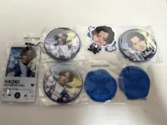 小林直己 クリアチャーム、缶バッジ、ステッカーセット