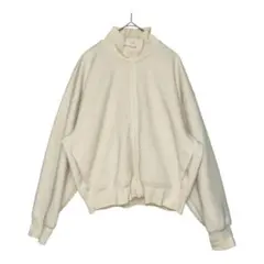 UNIQLO ユニクロ ドライスウェットリラックスブルゾン（L）オフホワイト