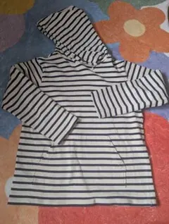 ORCIVAL ストライプ フード付き パーカー サイズ1