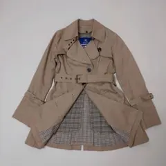 バーバリーブルーレーベル ノバチェック ライナー トレンチコート