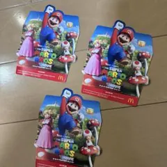 スーパーマリオブラザーズ ムービー マクドナルド限定 ステッカー3枚