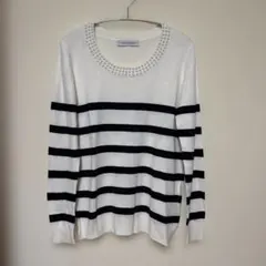 RINASCIMENTO ストライプニットセーター 長袖