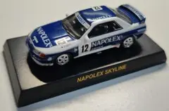 京商 1/64 日産 スカイライン GT-R BNR32 ナポレックスAグループのサムネイル
