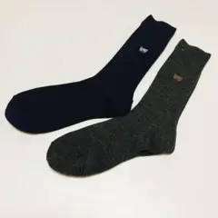 【新品未使用】メンズソックス 靴下 2足セット 24cm