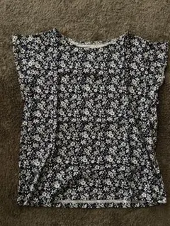 UNIQLO 花柄 半袖Tシャツ Ｌサイズ