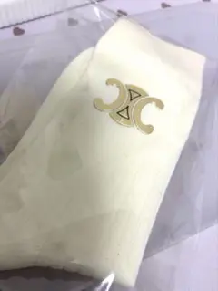 ロゴモチーフ ソックス ホワイト　ノベルティ