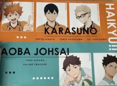 ハイキュー!! ポスター 烏野×青葉城西 稲荷崎高校