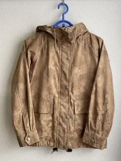 BAYFLOW リーフ柄ブラウンマウンテンパーカー