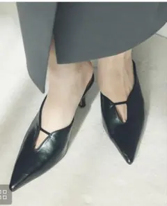 anuans ポインテッドミュール ブラックのサムネイル