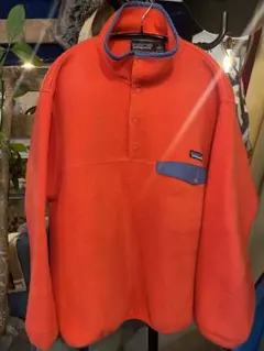 美品⭕️パタゴニア USA製 シンチラフリース 蛍光レッド