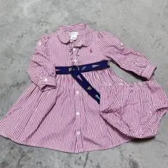 Ralph Lauren シャツ ワンピース ドレス 80