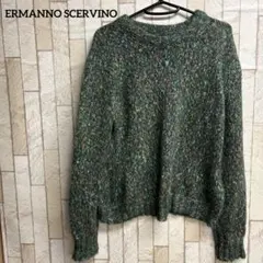 ERMANNO SCERVINO リラックスフィット多色ニットセーターのサムネイル