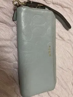 COACH ダブル長財布 レザー ストラップ付のサムネイル
