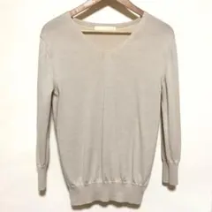 SLOBE IENA スローブイエナ Vネックセーター 生成【匿名配送】