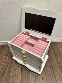 サンリオ ハローキティ 木製 ジュエリーボックス 4段 小物入れ レア品