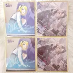 【匿名配送】 鏡音リン ニゴリン プロセカ 色紙 47C 特訓前後 2枚ずつ