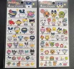 たまごっちのプチプチおみせっちシリーズ 4サイズステッカー　2枚セット
