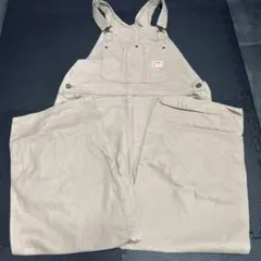 JaVa ベージュ オーバーオールＬサイズ
