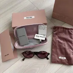 miu miu サングラス ケース付き 正規品 1日限定値下げ - メルカリ