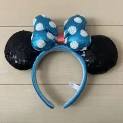 ミニーちゃん　カチューシャ　水玉