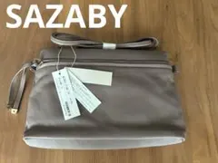 新品未使用　サザビー　ショルダーバッグ　ライトグレー