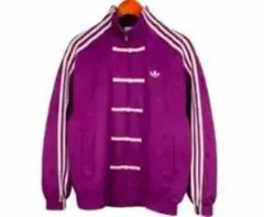 新年限定モデル アディダス 新中式 ジップアップジャケット パープル L