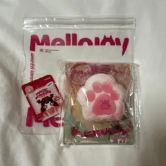 Mellojoy スクイーズ ミニランド ミニピーチ肉球 ミニプレーンスフレ