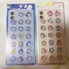 【正規品】　おはじきシール　ふわみぃ　シマエナガ　だいふく　2枚セット