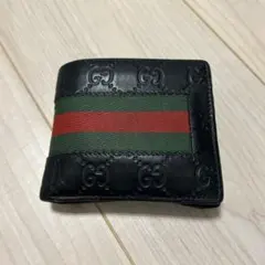 GUCCI 二つ折り財布 ブラック