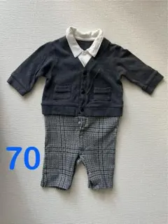 中古品！ロンパース 60-70【コムサイズム】