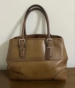 coach ブラウン　トートバッグ
