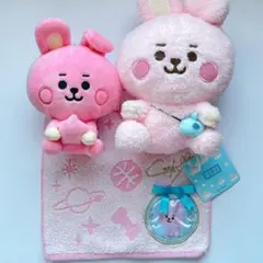 BT21 ぬいぐるみ ハンカチ ジョングク クッキー イオン限定 BTS