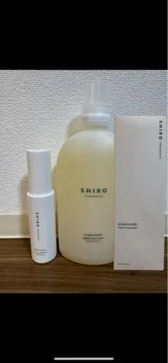 SHIROキンモクセイセット（柔軟剤、オードパルファン、ルームフレグランス）