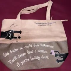 黒猫デザイン トートバッグ