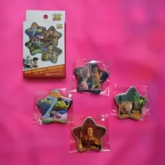 トイ・ストーリー　星形缶バッジセット