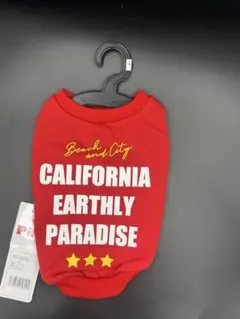 犬服 カリフォルニアデザイン 4号 赤