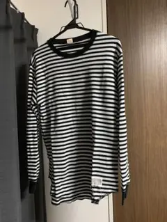 ボーダー長袖カットソー