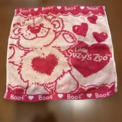スージーズー ブーフ ミニタオル ハンカチ レッド
