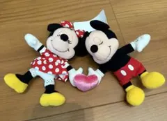 東京ディズニーリゾート ミッキー ミニー ぬいぐるみバッジ　①